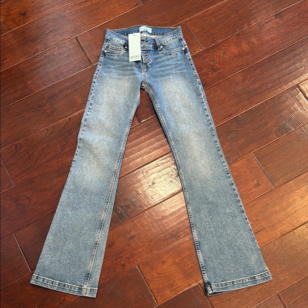 Revice Blue Flare Leg Jeans